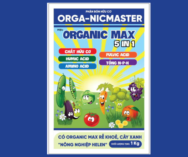 Organic Max 1kg – Hữu cơ viên 5 trong 1