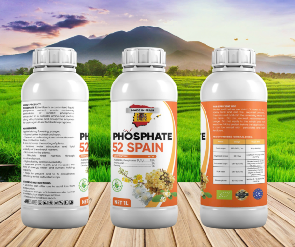 Phosphate 52 1L – Siêu lân Amino nhập khẩu Tây Ban Nha